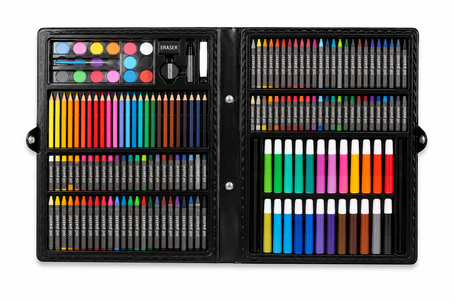 Super Mega Art Set™ 168pcs – Kids Creative Drawing & Colouring Kit by HopsyHop Playtime SA