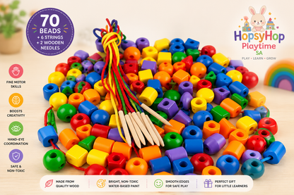 HopsyHop Playtime SA™ Rainbow Lacing Beads