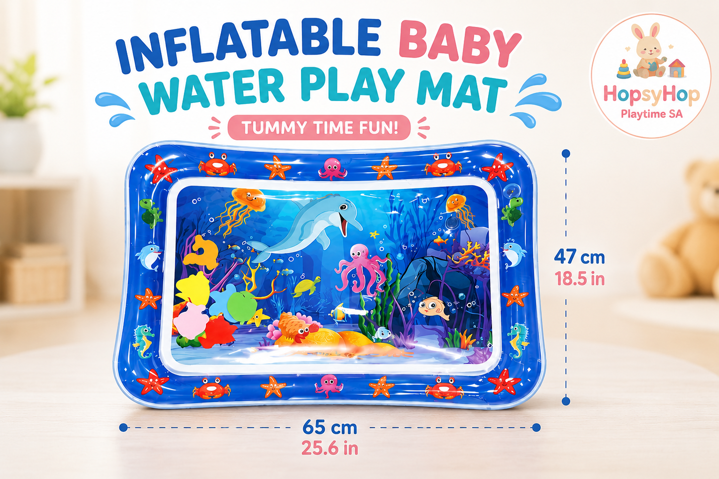 HopsyHop Playtime SA™ Inflatable Baby Water Play Mat