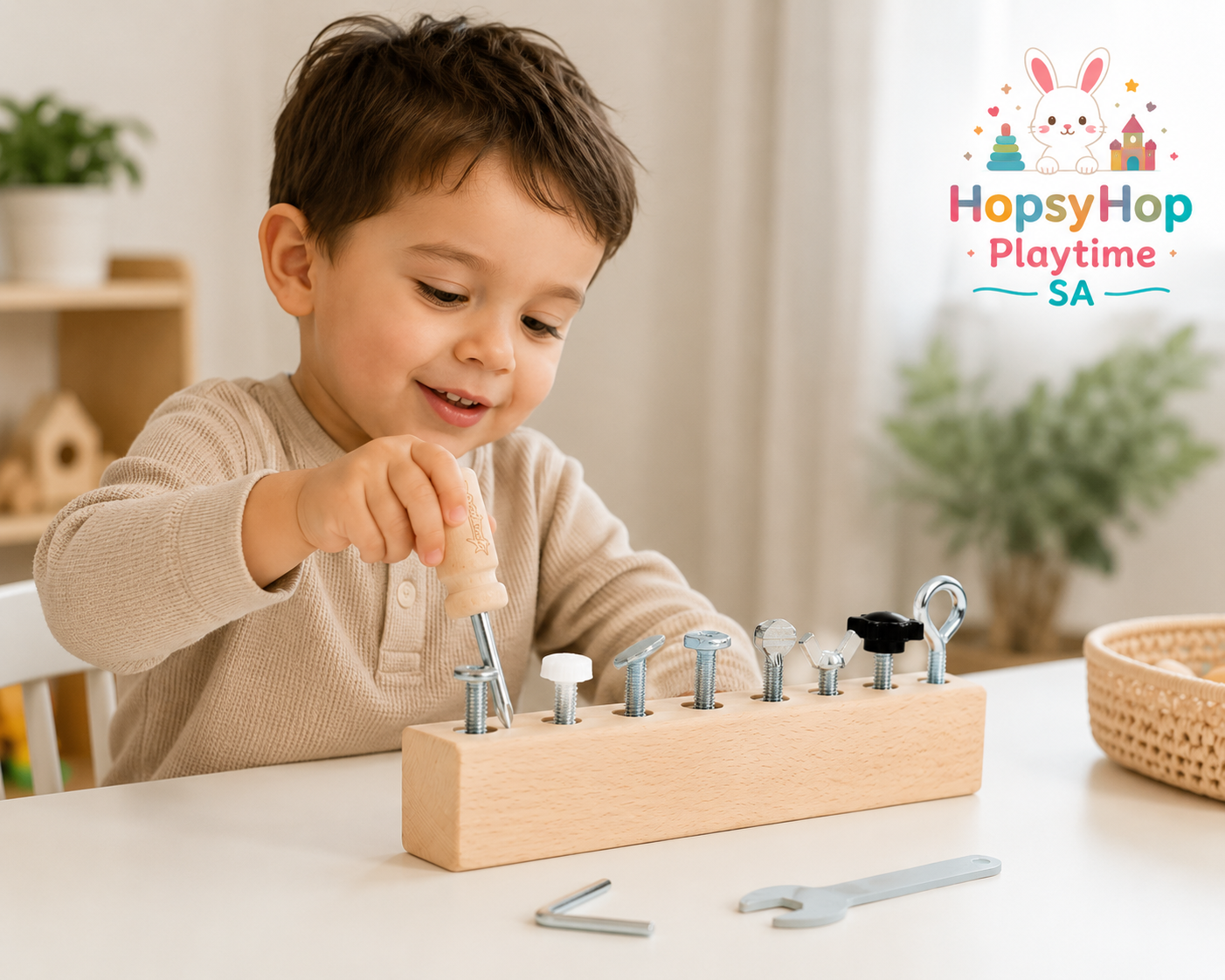 HopsyHop Playtime SA™ Screw & Learn Toy