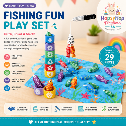 HopsyHop Playtime SA™ Fishing Fun Play Set